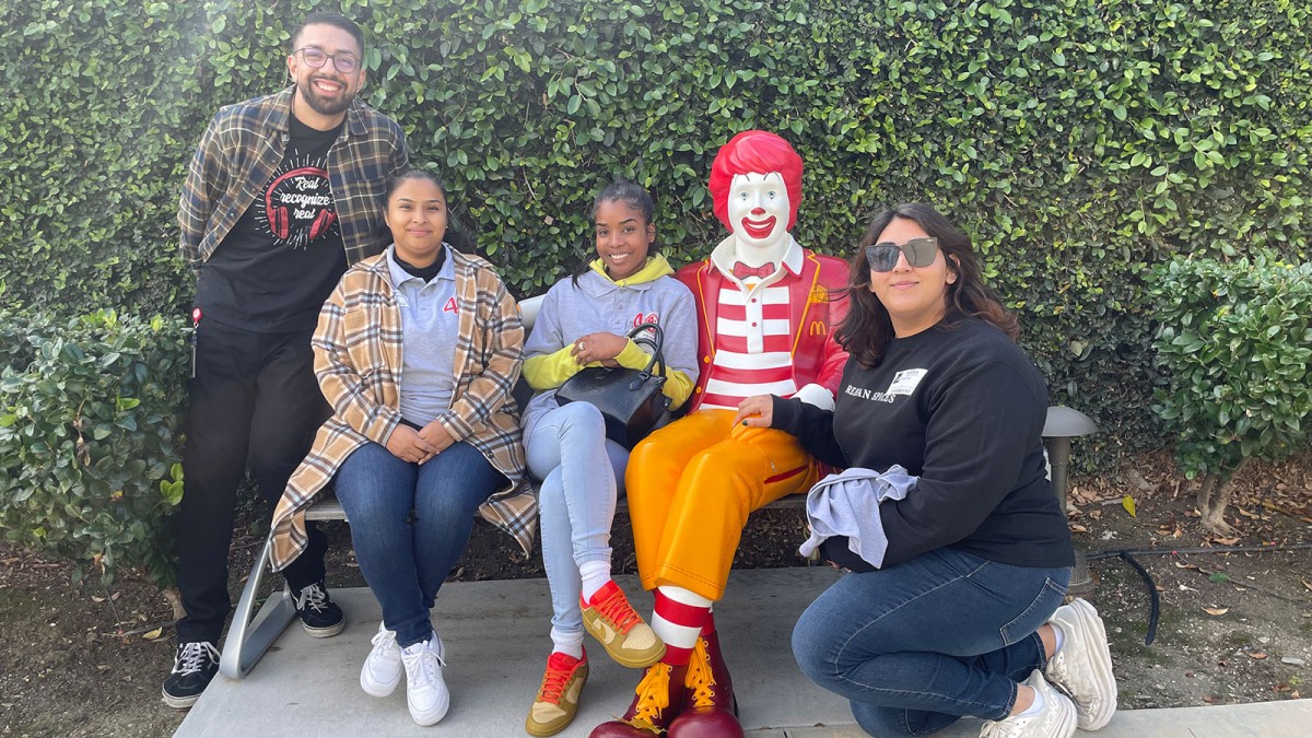 ACC-Ontario Students Help Sort PJs at Ronald McDonald House